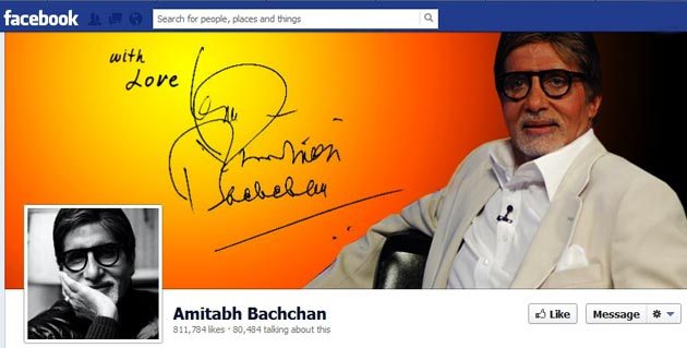 Amitabh Bachchan Facebook Page