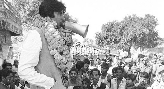 Big B at an Election Campaign