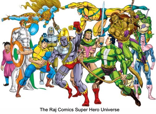 Super Heroes of Raj Comics