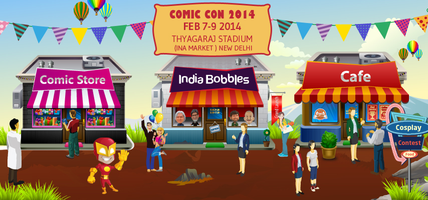 India Bobbles at Comic Con