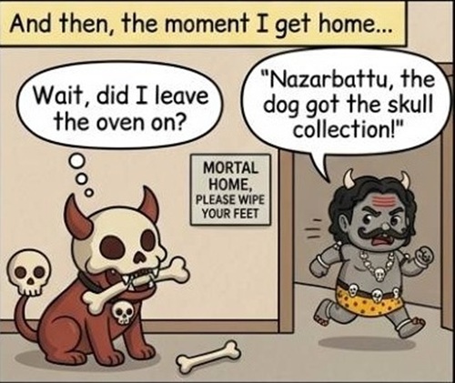 IndiaBobbles Nazarbattu Bobblehead first comic panel five